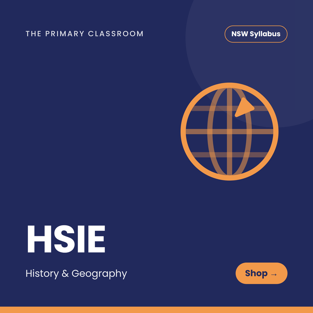 HSIE – NSW syllabus-aligned History and Geography resources from The Primary Classroom