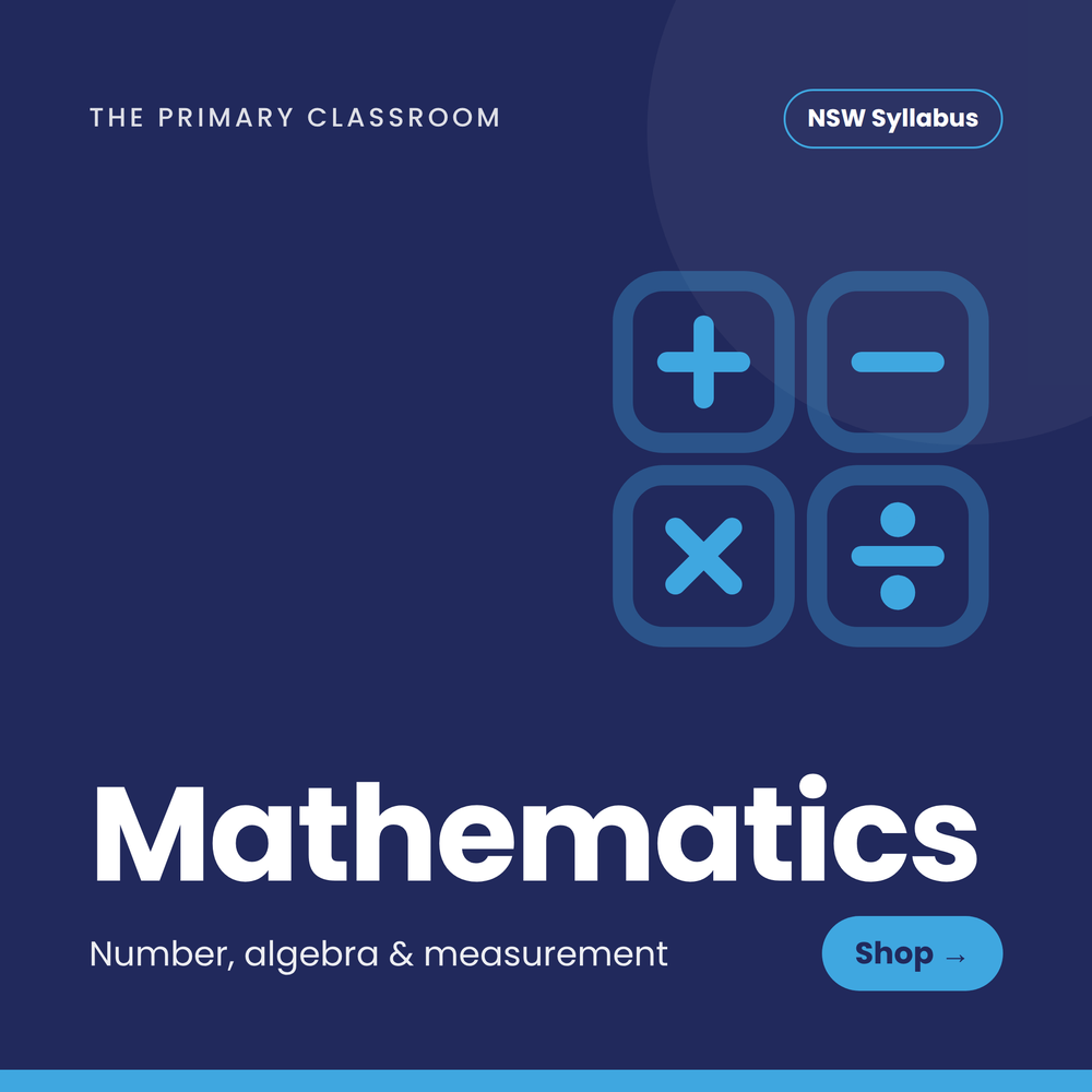 Mathematics – NSW syllabus-aligned teaching resources from The Primary Classroom