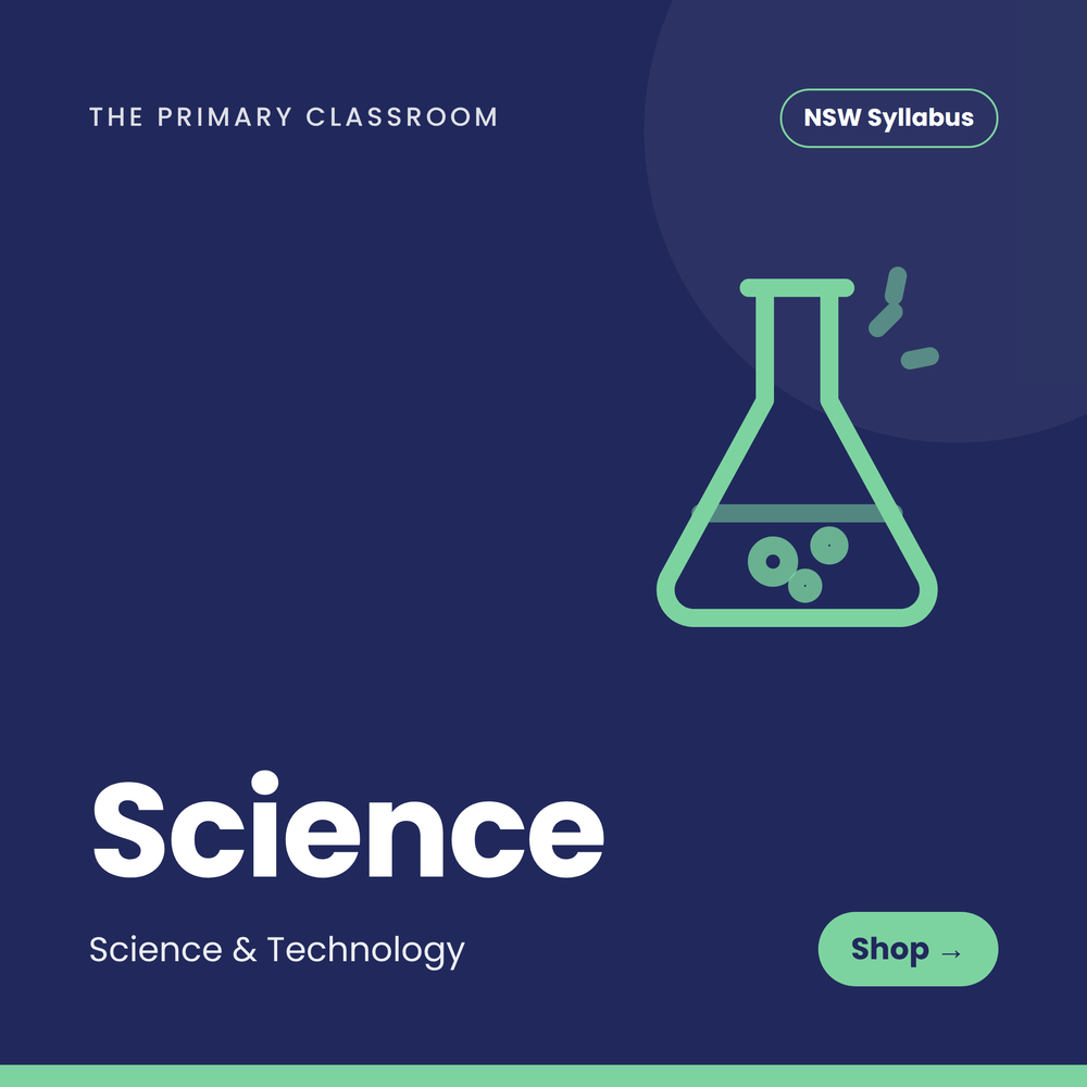 Science – NSW syllabus-aligned Science and Technology resources from The Primary Classroom