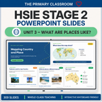 Stage 2 HSIE Unit 3 'What are places like?' PowerPoint title slide