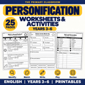 Personification Figurative Language Worksheets - The Primary Classroom