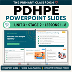 Stage 2 PDHPE Unit 3 – Lessons 1–8 – PowerPoint Lesson Slides - The Primary Classroom